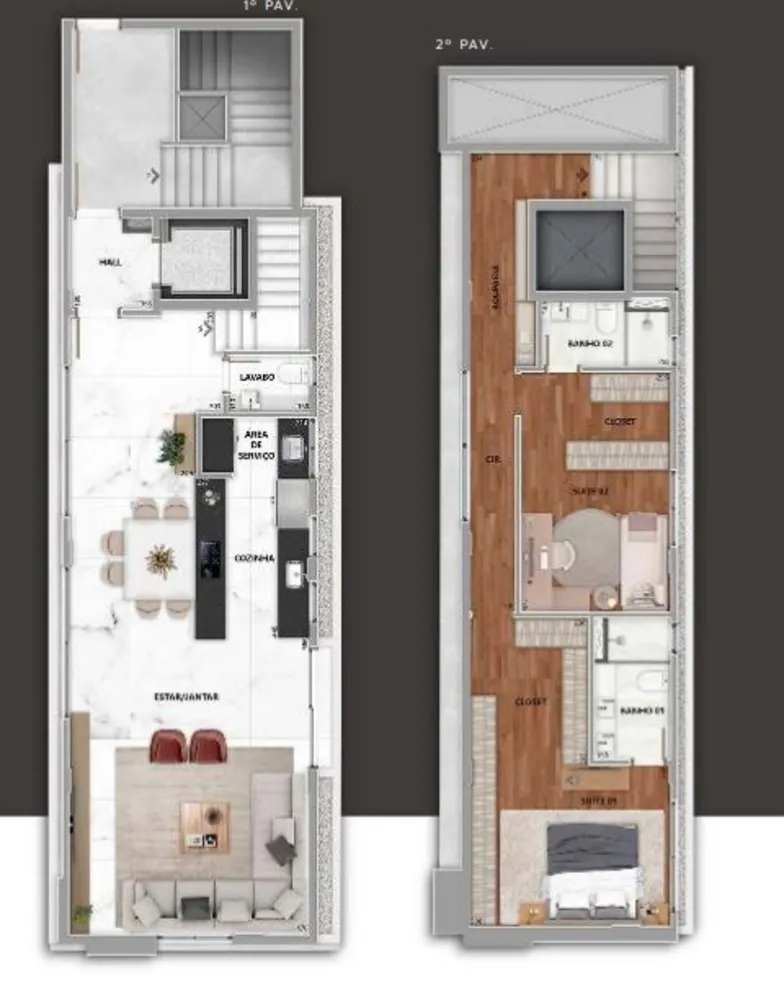 Cobertura, 2 quartos, 131 m² - Foto 3