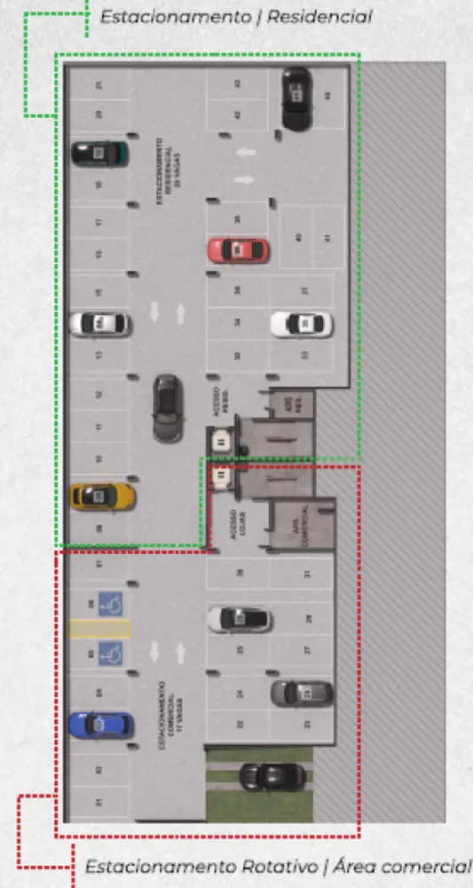 Loja-Salão, 55 m² - Foto 3
