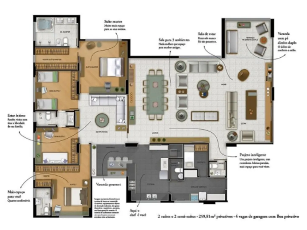 Apartamento, 4 quartos, 259 m² - Foto 13