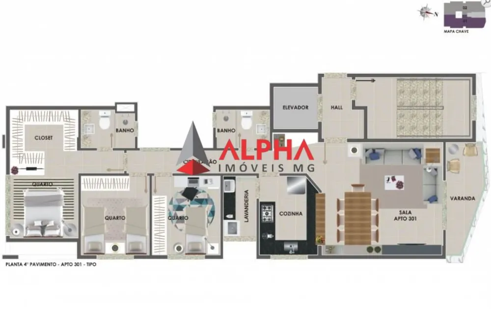 Apartamento, 3 quartos, 197 m² - Foto 12