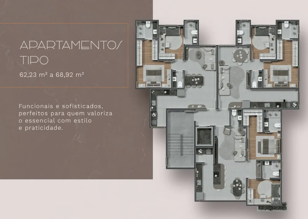 Apartamento, 2 quartos, 69 m² - Foto 8
