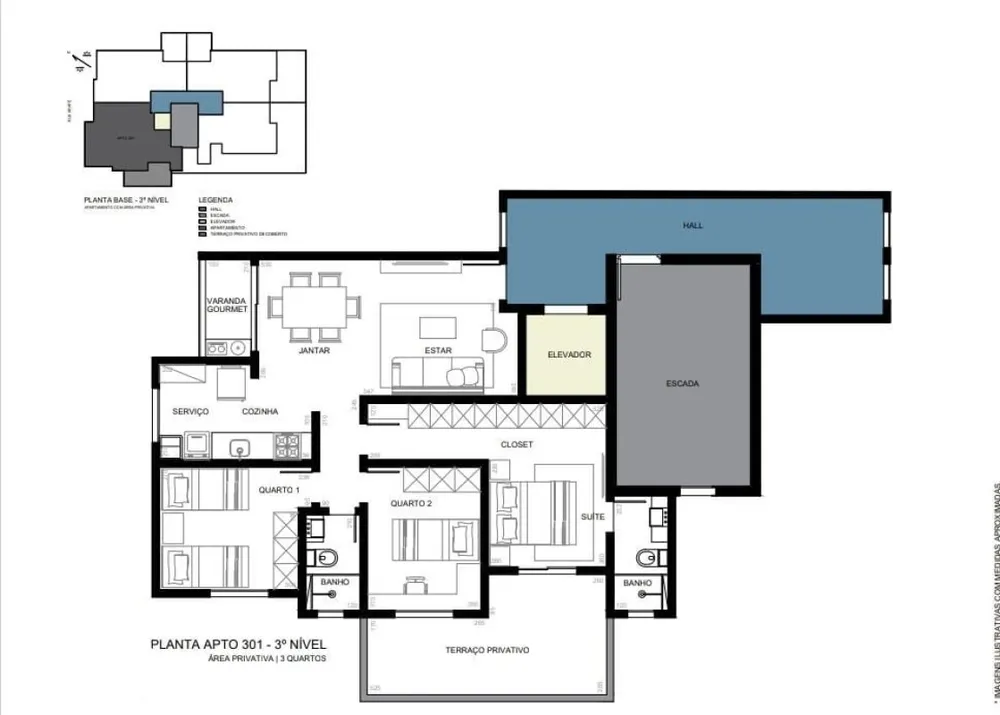 Apartamento, 3 quartos, 71 m² - Foto 7