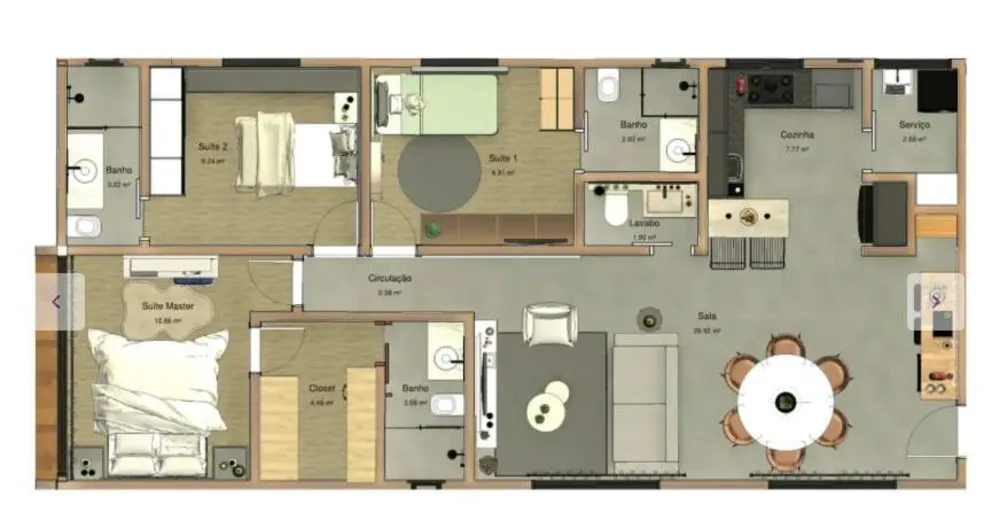Apartamento, 3 quartos, 95 m² - Foto 14