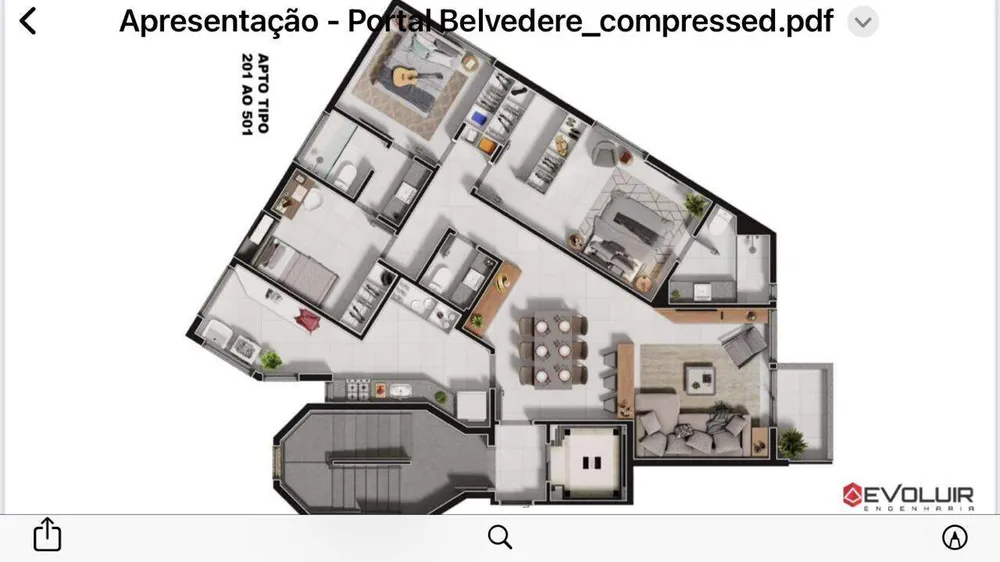 Apartamento, 3 quartos, 101 m² - Foto 8