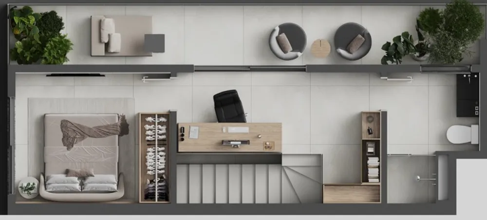 Cobertura, 1 quarto, 12 m² - Foto 5