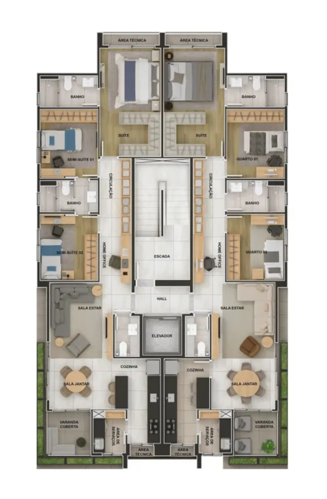 Apartamento, 3 quartos, 100 m² - Foto 7