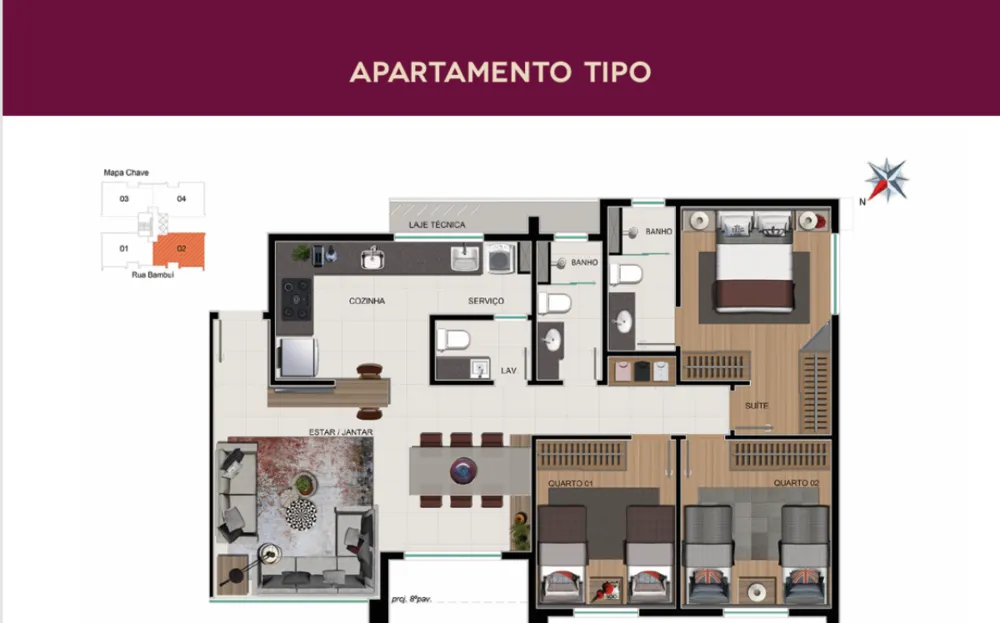 Apartamento, 3 quartos, 163 m² - Foto 3