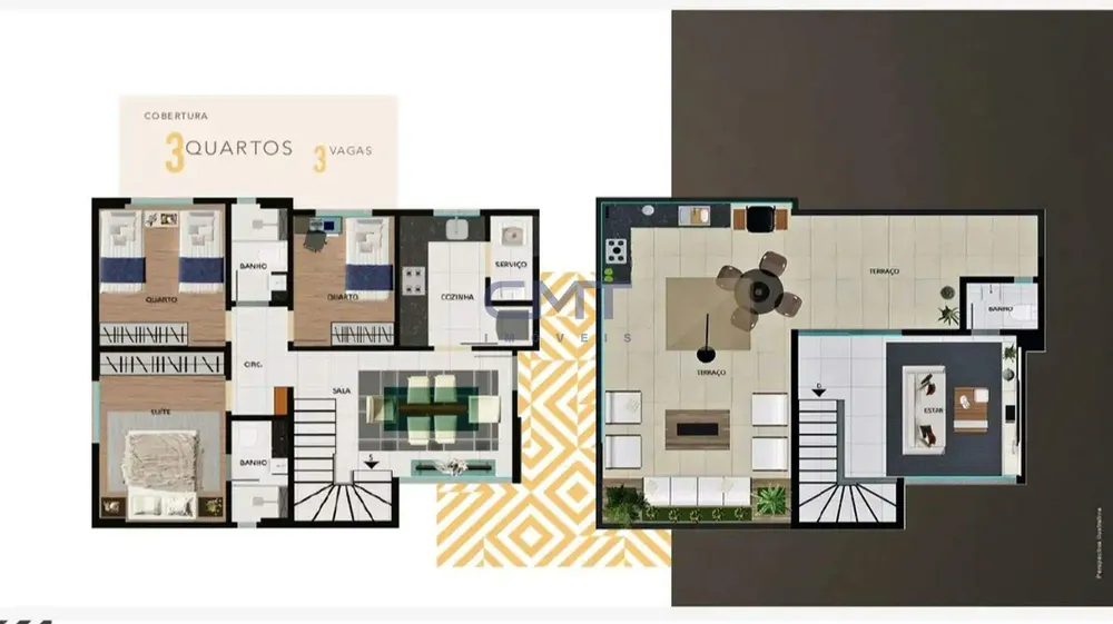 Cobertura, 3 quartos, 101 m² - Foto 6