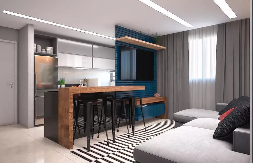 Apartamento à venda com 2 quartos, 55m² - Foto 3