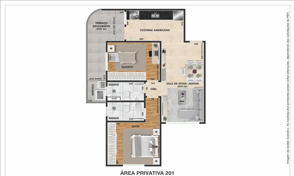 Apartamento, 2 quartos, 67 m² - Foto 7