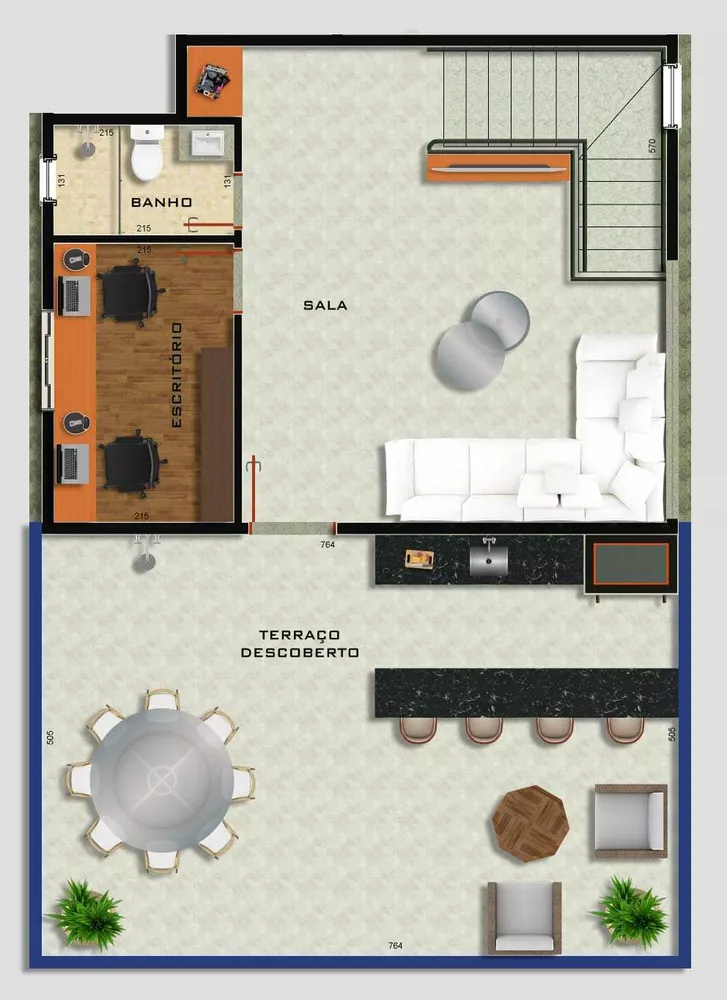 Apartamento à venda com 2 quartos, 120m² - Foto 2