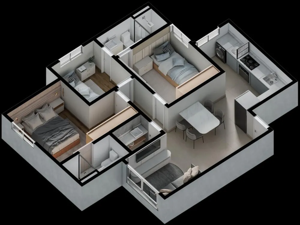 Cobertura, 3 quartos, 130 m² - Foto 13