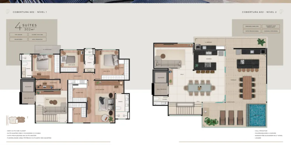 Cobertura, 4 quartos, 312 m² - Foto 8
