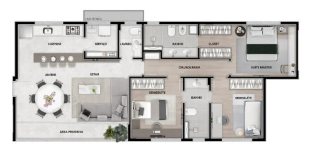 Apartamento, 3 quartos, 90 m² - Foto 4