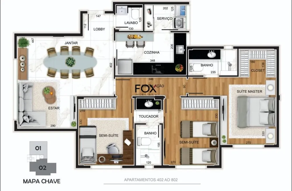 Cobertura, 3 quartos, 146 m² - Foto 8