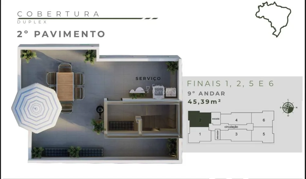 Apartamento, 2 quartos, 90 m² - Foto 1