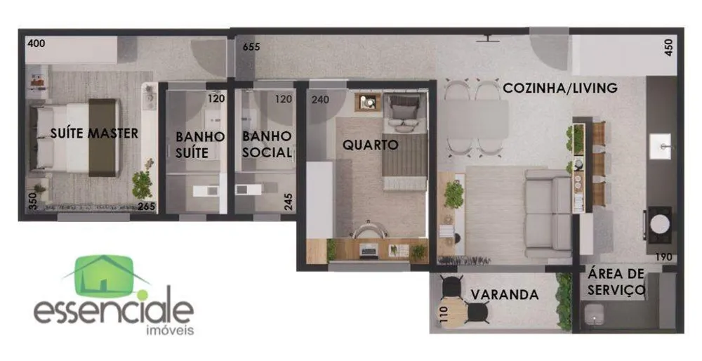 Apartamento, 2 quartos, 62 m² - Foto 6