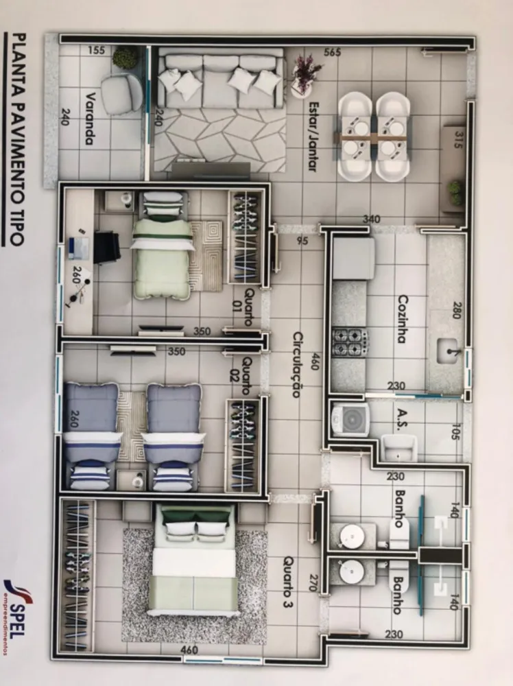 Cobertura, 3 quartos, 190 m² - Foto 3