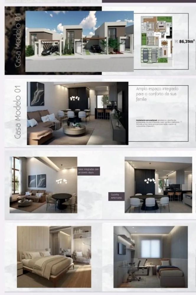 Casa, 3 quartos, 87 m² - Foto 4