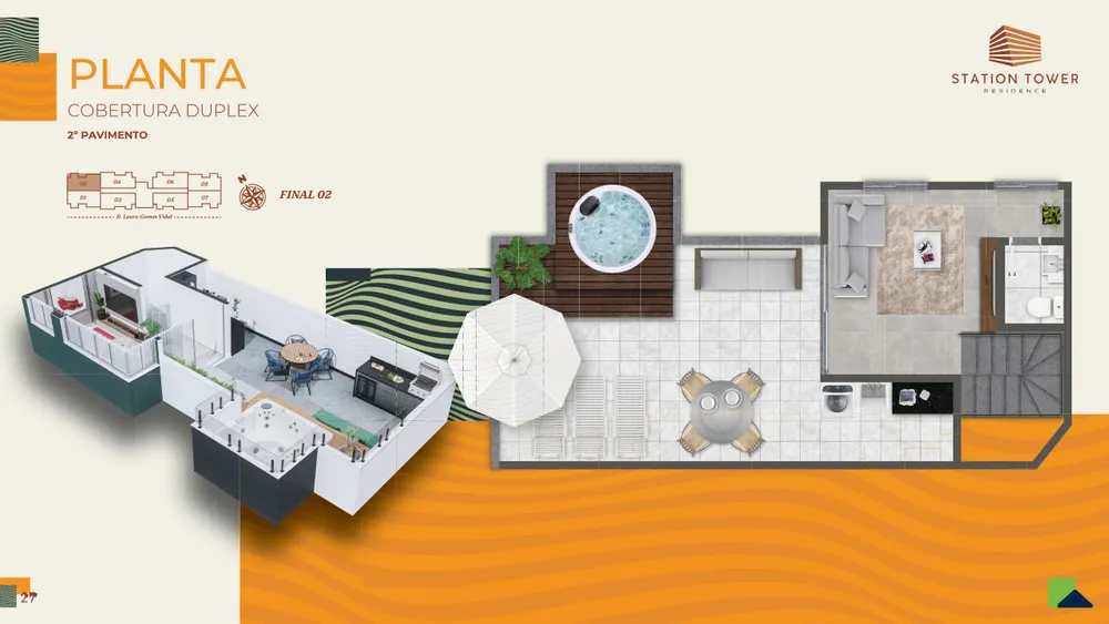 Cobertura, 2 quartos, 103 m² - Foto 5