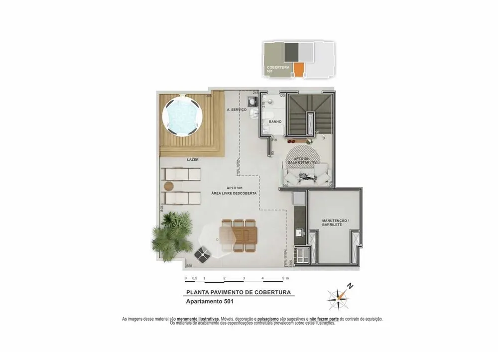 Cobertura, 3 quartos, 150 m² - Foto 6