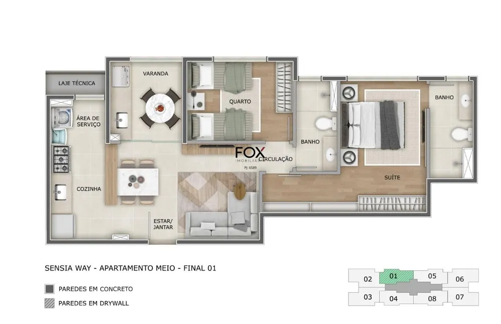 Apartamento, 3 quartos, 72 m² - Foto 11