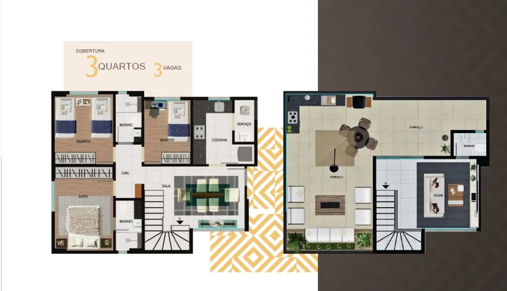Cobertura, 3 quartos, 65 m² - Foto 12