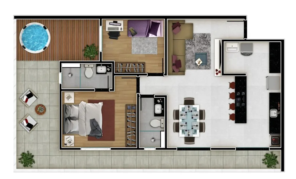 Apartamento, 2 quartos, 54 m² - Foto 6