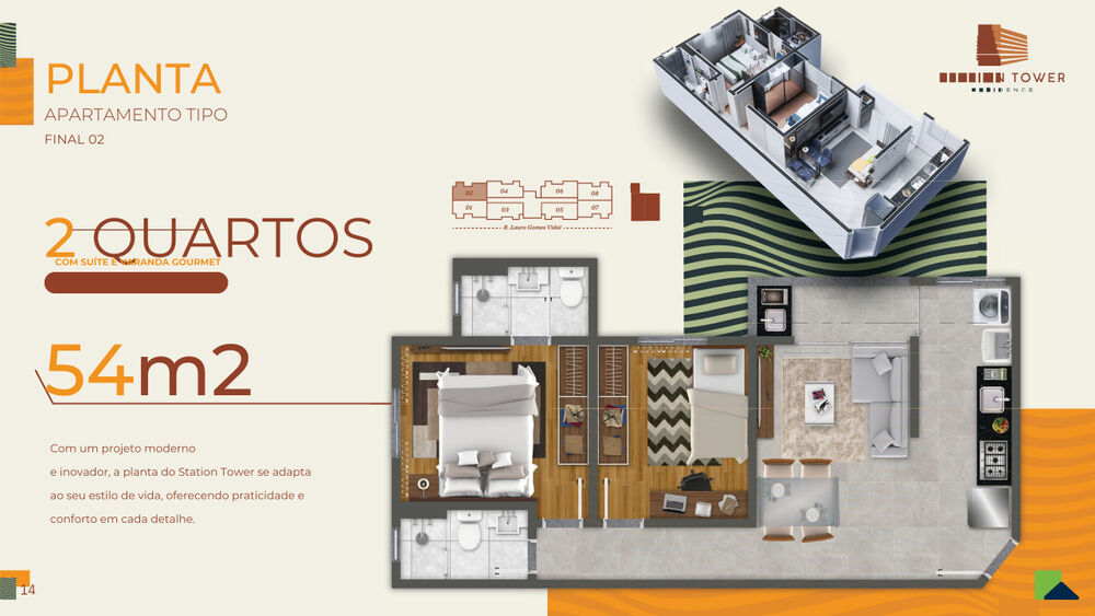 Apartamento à venda com 2 quartos, 74m² - Foto 5