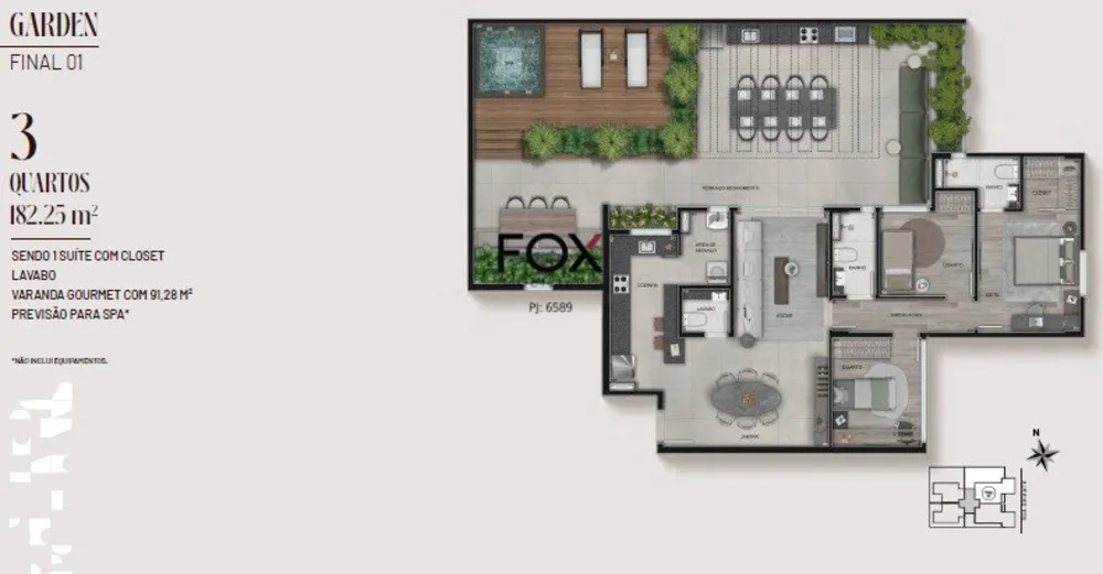 Apartamento, 3 quartos, 182 m² - Foto 4