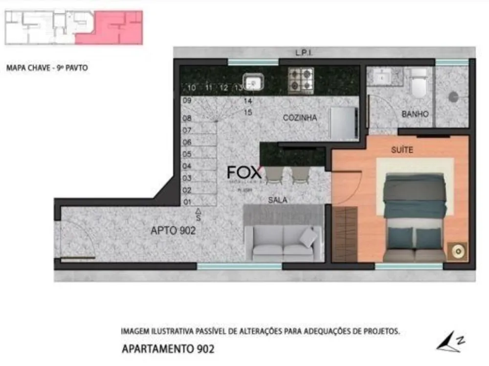 Apartamento, 2 quartos, 81 m² - Foto 2