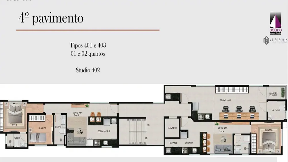 Apartamento, 2 quartos, 55 m² - Foto 3