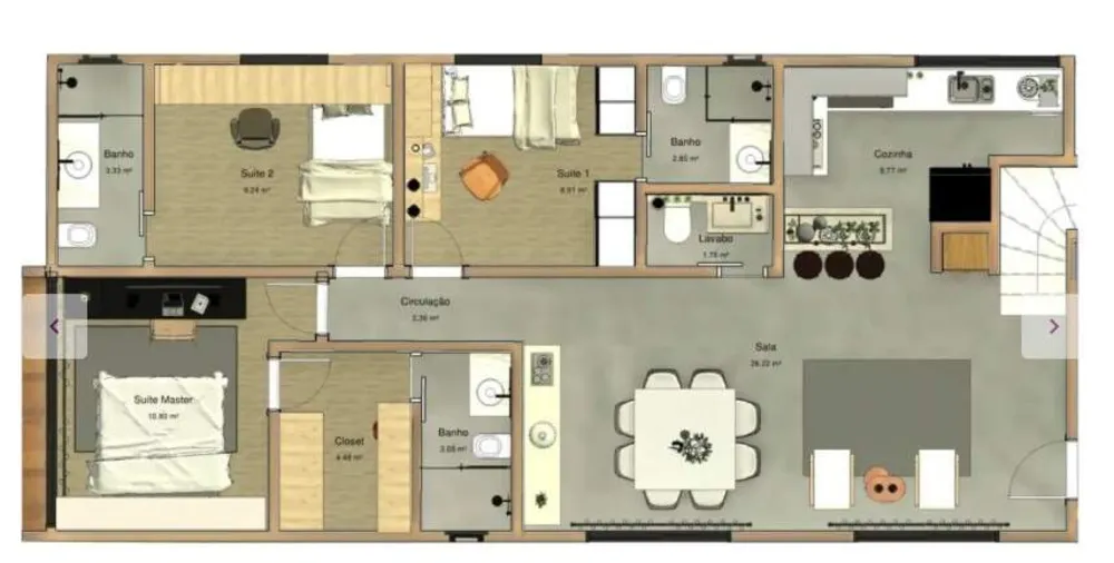Cobertura, 3 quartos, 197 m² - Foto 14