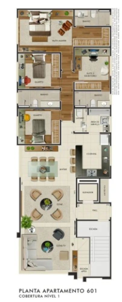 Cobertura, 5 quartos, 325 m² - Foto 3