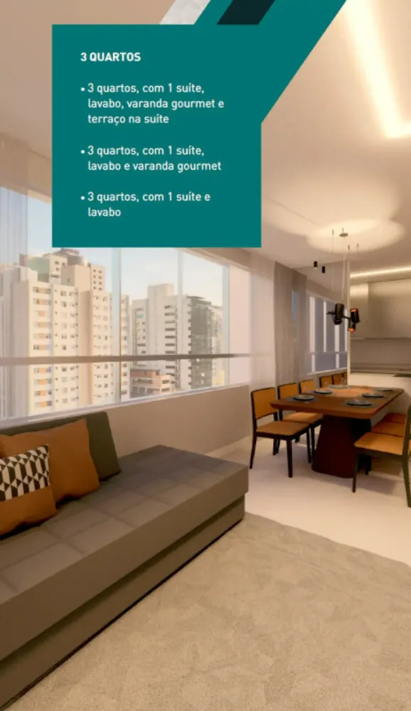 Apartamento, 3 quartos, 87 m² - Foto 3