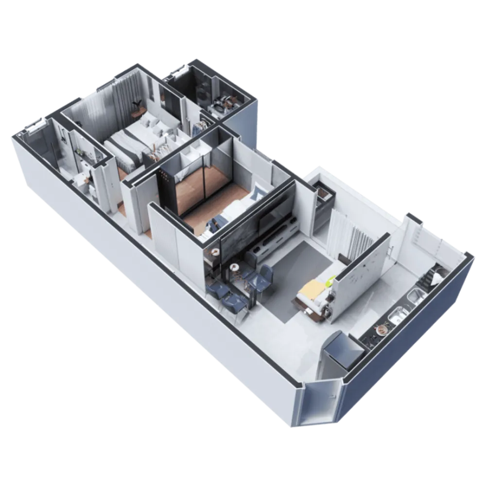 Apartamento, 2 quartos, 54 m² - Foto 1
