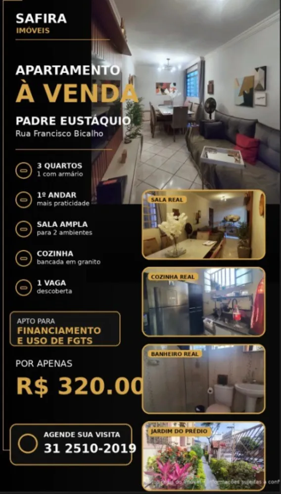 Apartamento, 3 quartos, 62 m² - Foto 1