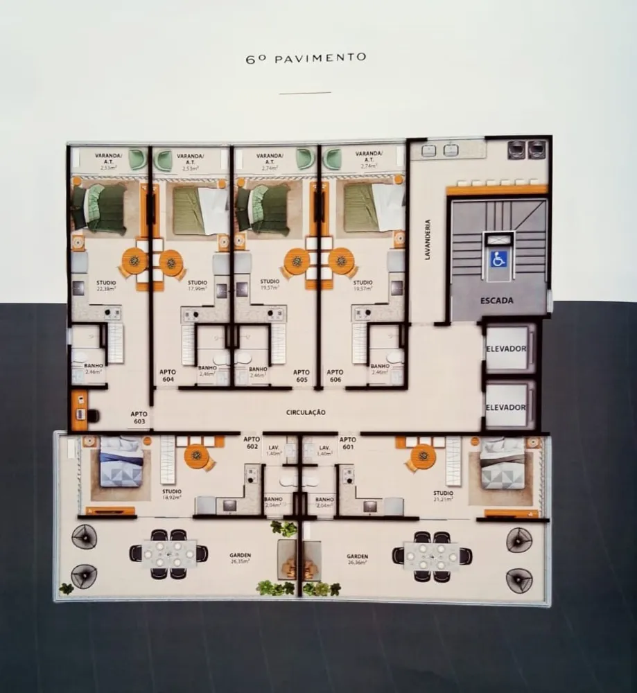 Apartamento, 1 quarto, 39 m² - Foto 13