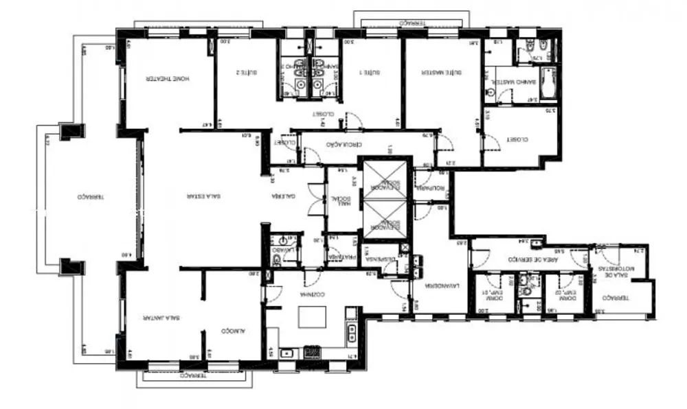 Apartamento, 3 quartos, 412 m² - Foto 9