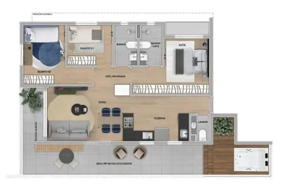 Apartamento, 3 quartos, 72 m² - Foto 9