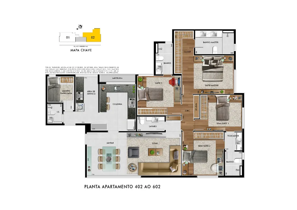 Apartamento, 3 quartos, 96 m² - Foto 12