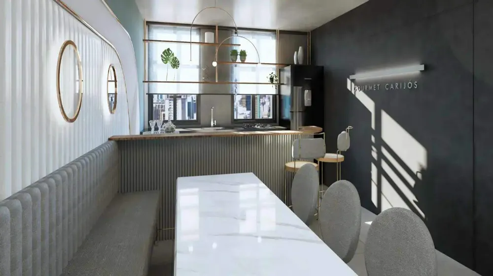 Apartamento, 2 quartos, 56 m² - Foto 2