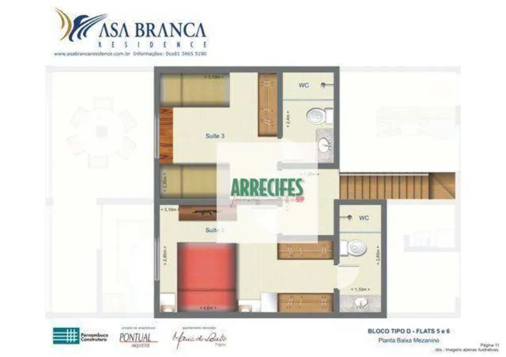 Flat/Apart Hotel, 3 quartos, 107 m² - Foto 8