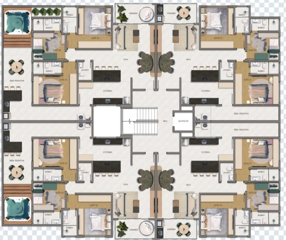 Apartamento, 3 quartos, 112 m² - Foto 4