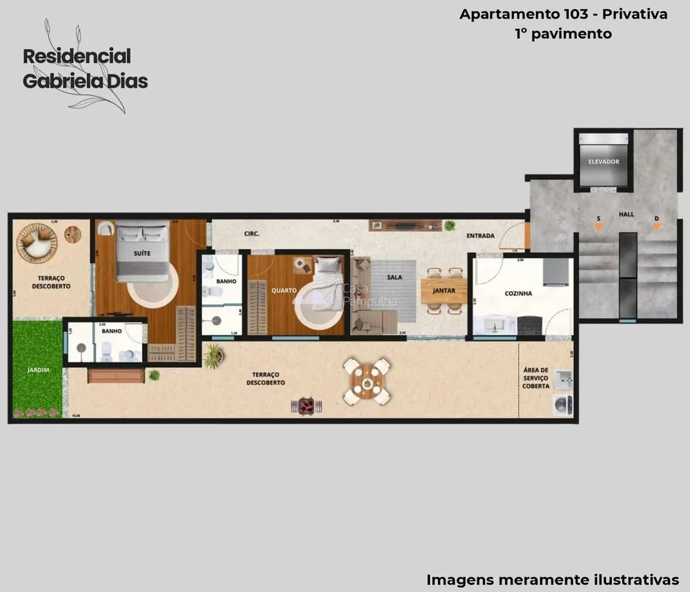 Apartamento, 2 quartos, 141 m² - Foto 1