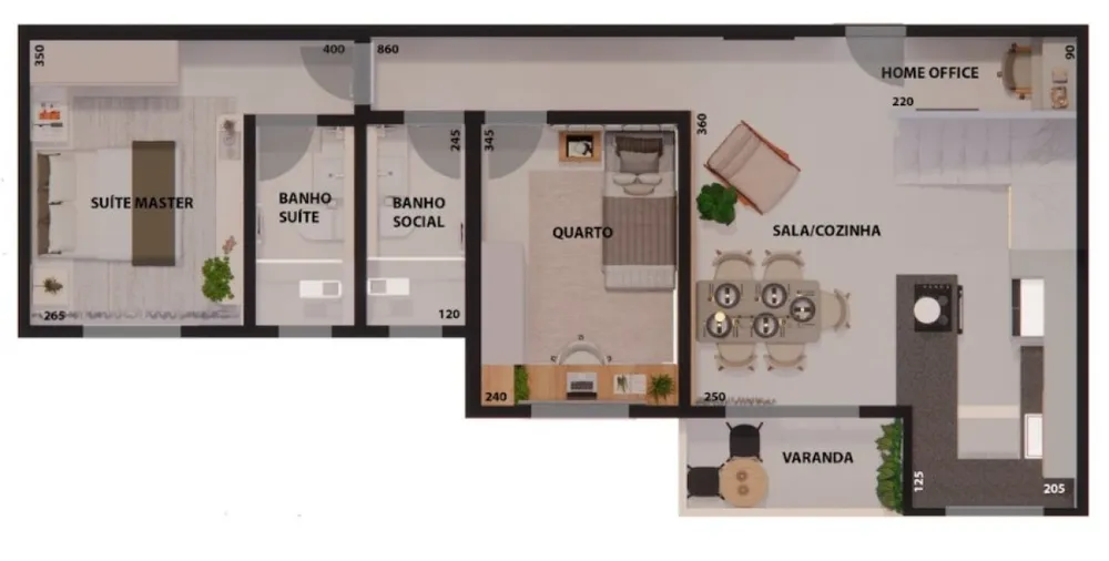 Cobertura, 2 quartos, 62 m² - Foto 2