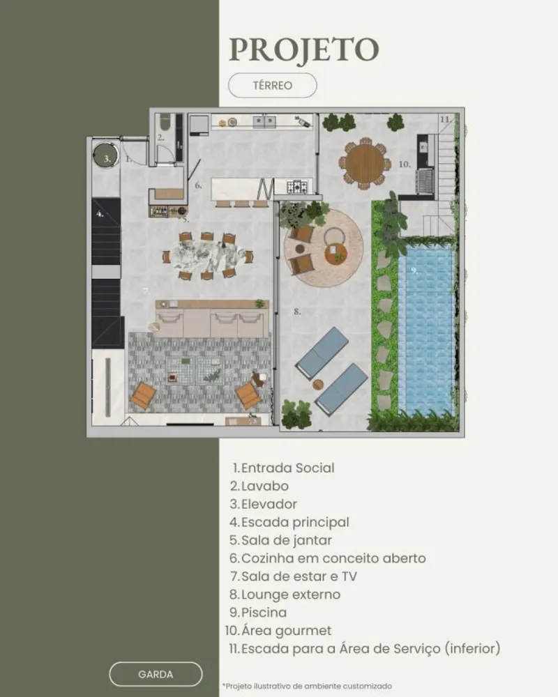 Casa de Condomínio, 4 quartos - Foto 7