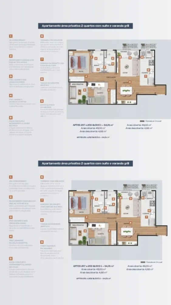 Apartamento, 2 quartos, 49 m² - Foto 11
