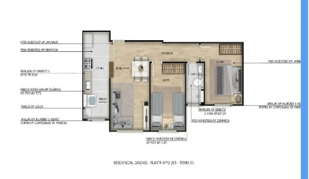 Apartamento, 1 quarto, 47 m² - Foto 11