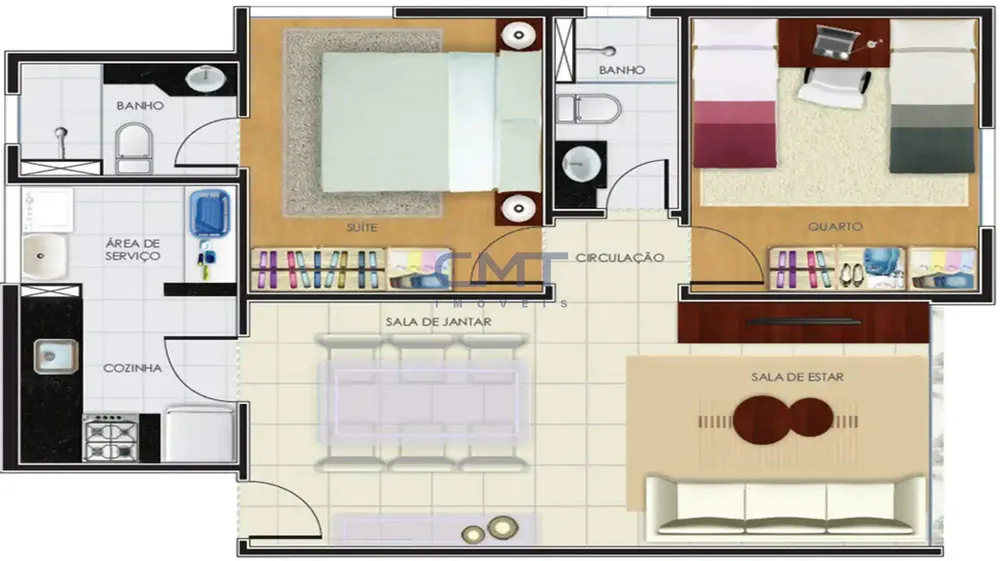 Cobertura, 2 quartos, 120 m² - Foto 3